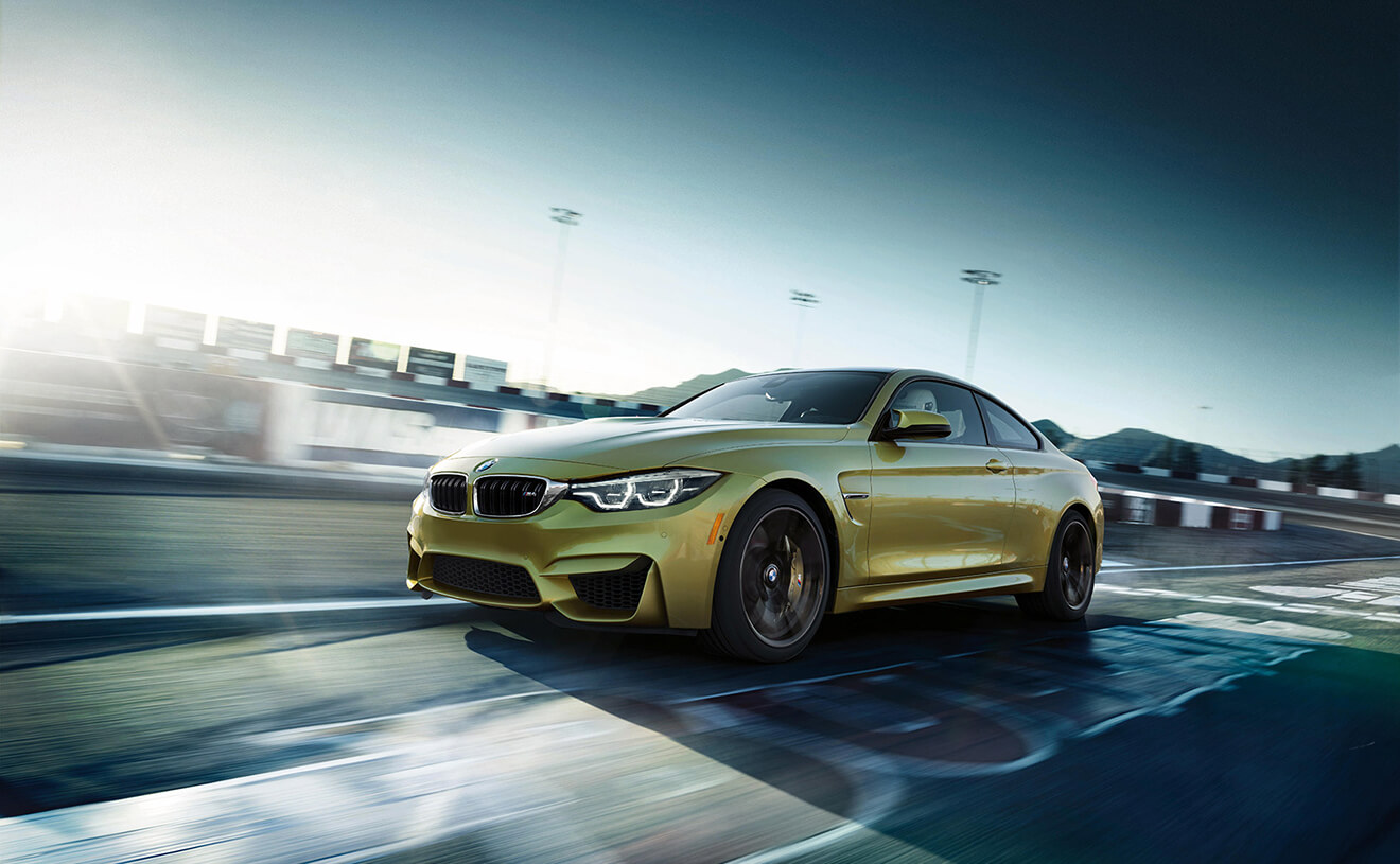 2018 BMW M4 Yellow Front Exterior Track 2018 BMW M4 Yellow Front Exterior Track